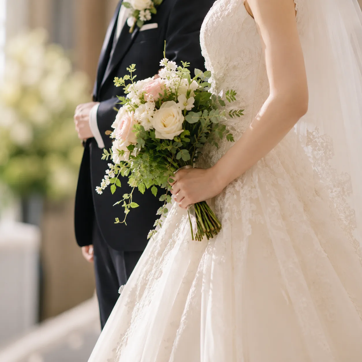 結婚式の花束